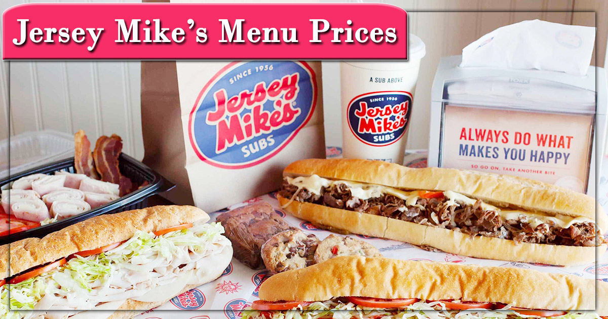 Jersey Mike's Menu Prices | Cold & Hot Subs, Drinks, Catering Menu