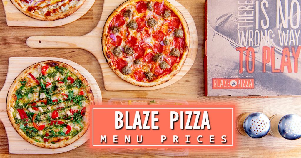 blaze pizza menu prices image