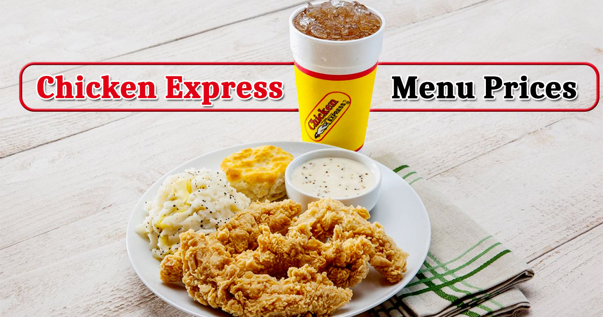 chicken express menu prices image