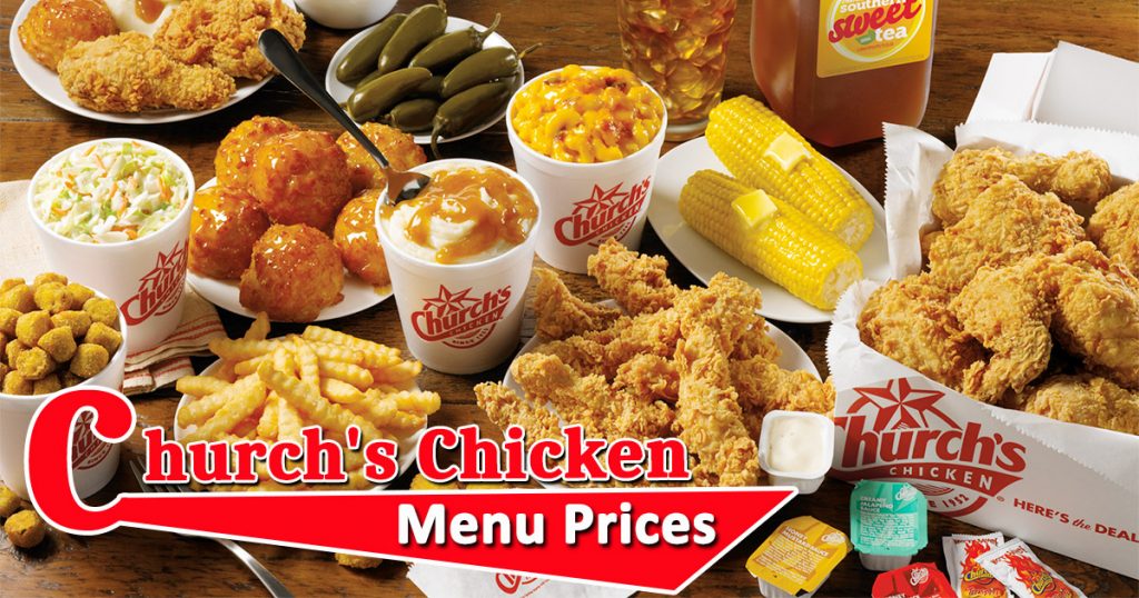 church's chicken menu prices image