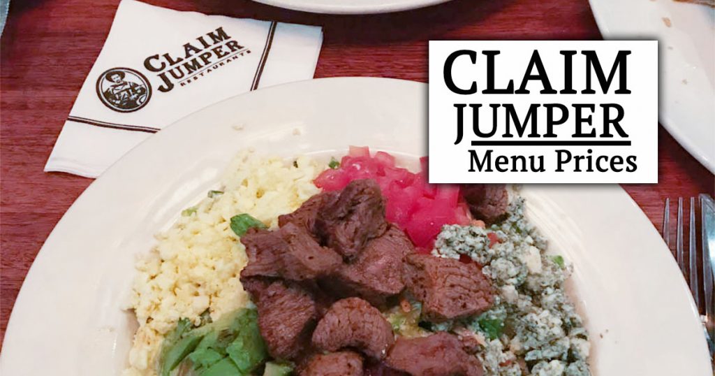 claim jumper menu prices image