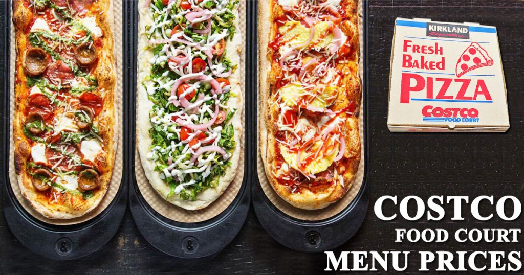 costco food court menu prices image