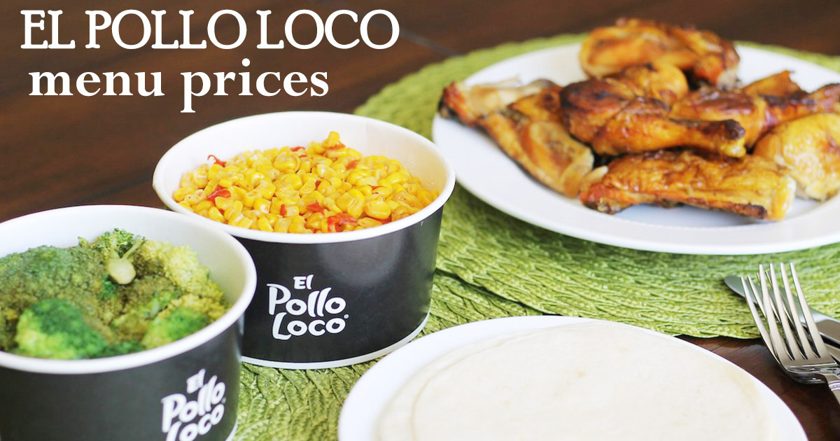 el pollo loco menu prices image