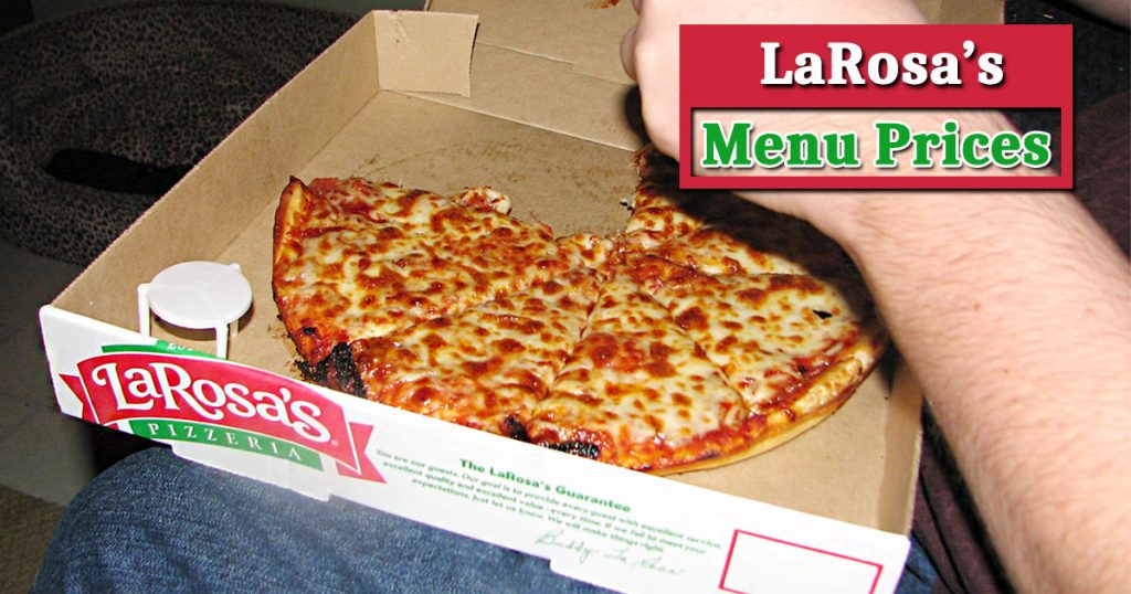 larosas menu prices image