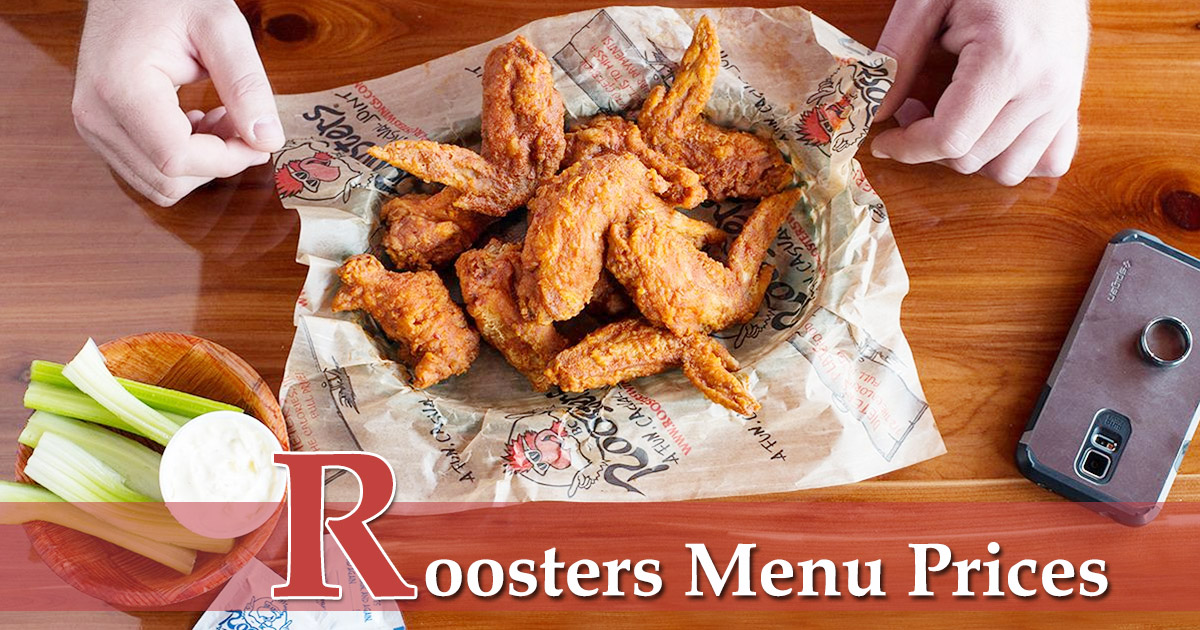 roosters menu prices image