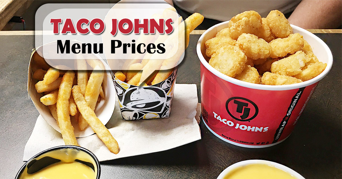 taco johns menu prices image