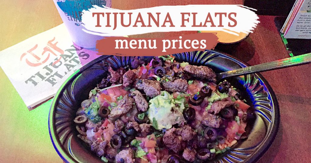 tijuana flats menu prices image
