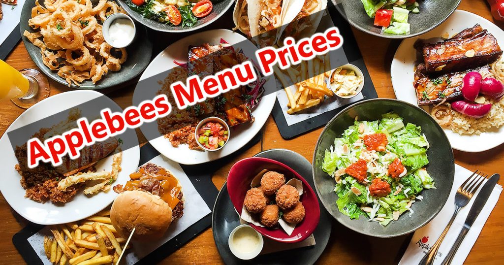 applebees menu prices image