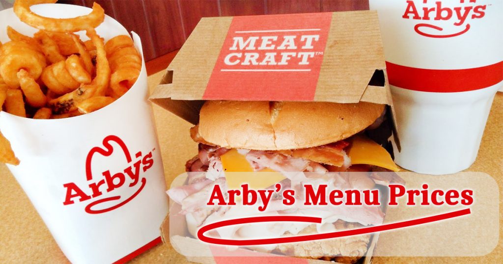 arbys menu prices image
