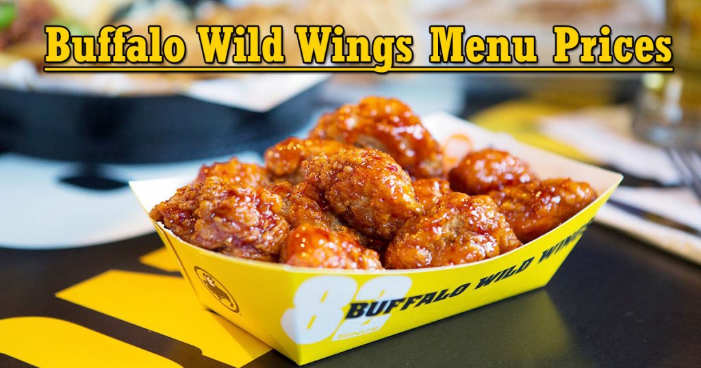 buffalo wild wings menu prices image