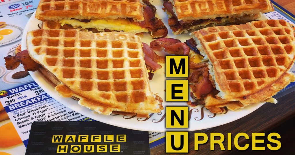 waffle house menu prices image