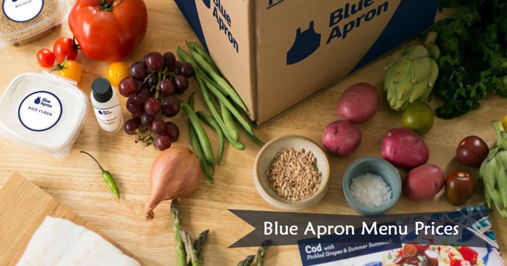 Blue Apron Menu Prices Image