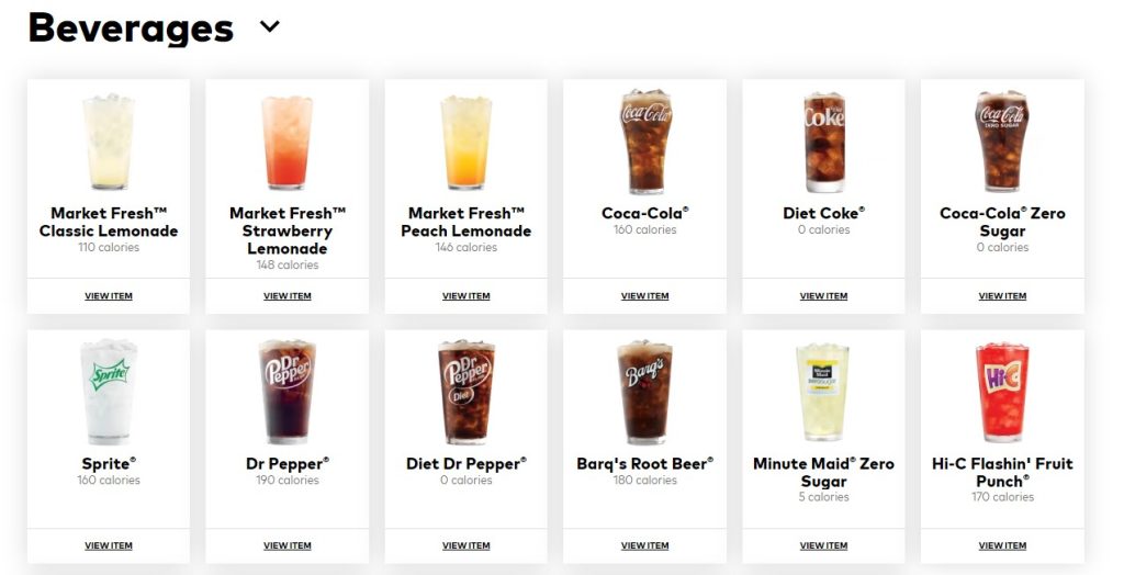 Arby's Beverages Image